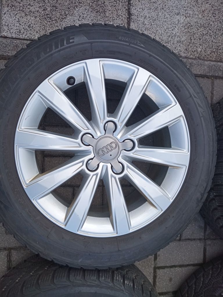 Audi A 3 felgi z oponami 205/55/16 oryginał Zima