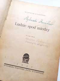 Ludzie spod między powieść unikat 1947 PRL