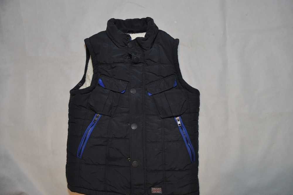 SUPERDRY M męska  kamizelka jeansowa na misiu ocieplana sz1v