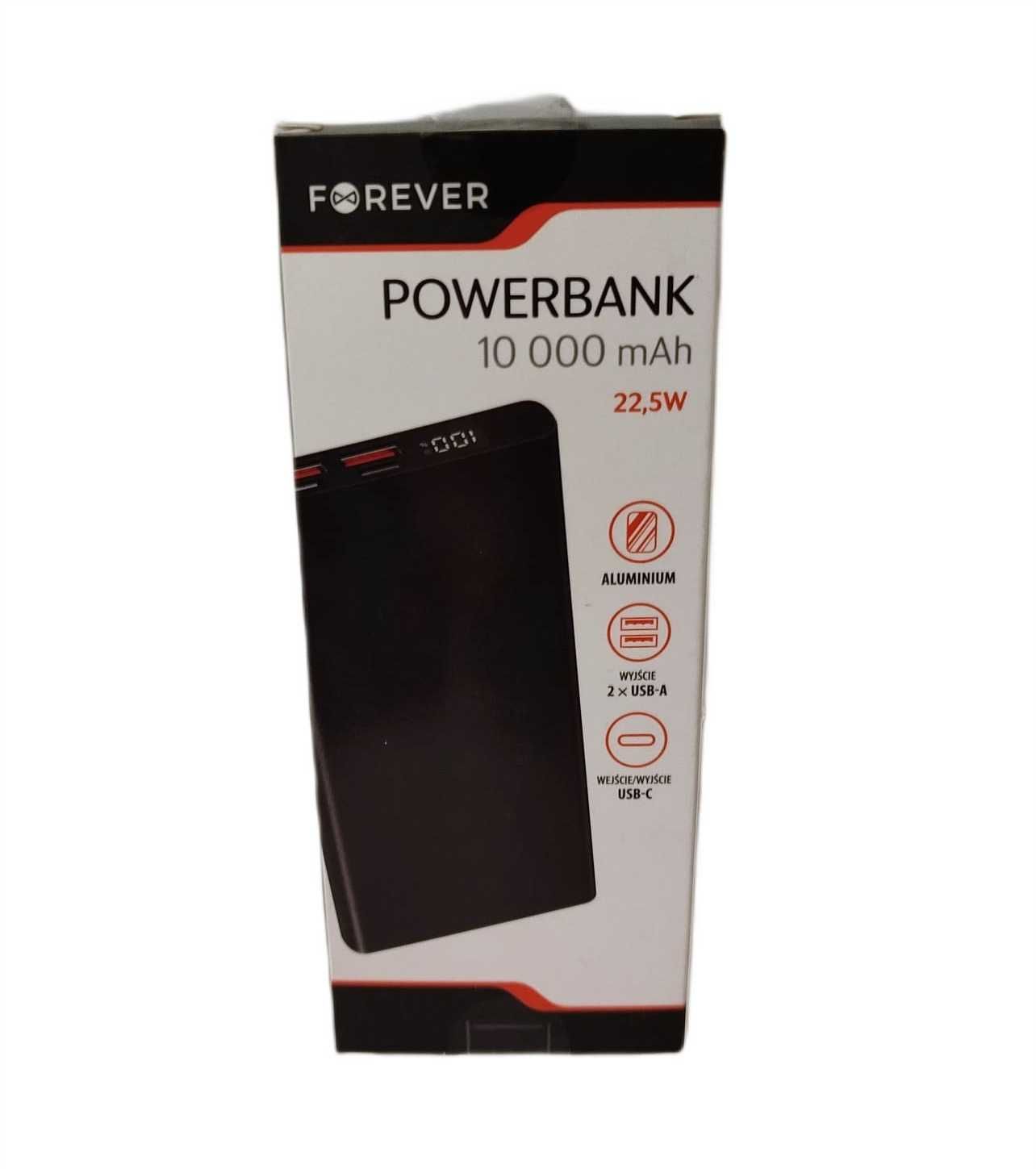 Powerbank Forever 10000 mAh czarny