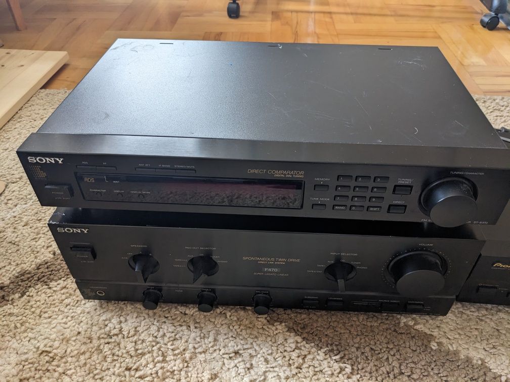 Sony TA-F470 ST-S370 TC-K570 wzmacniacz, FM, magnetofon