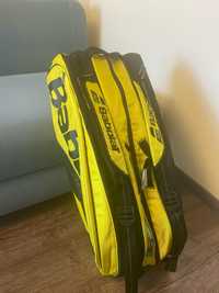 Тенісна сумка Babolat Pure Aero x12 black/fluo yellow
