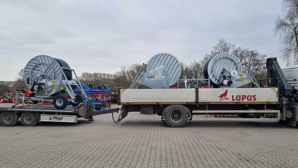 Deszczownia szpulowa włoska Irriland SILVER Ø63/350 oraz inne | 2025