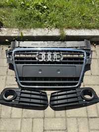 Kompletny Grill Atrapa Audi A4B8 + atrapy halogenów