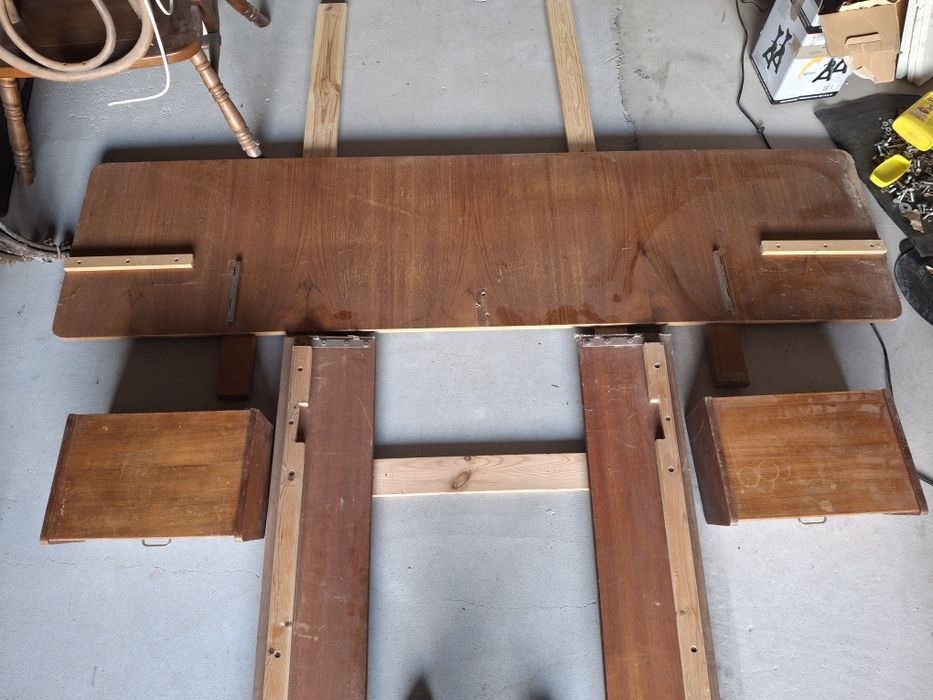 Kompletne łóżko z PRL