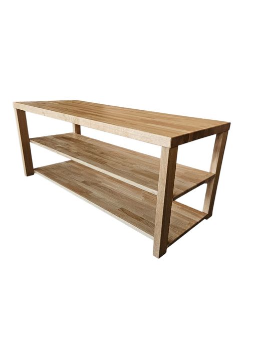 Szafka RTV Stolik audio z drewna dębowego 135 x 50 x 52 cm