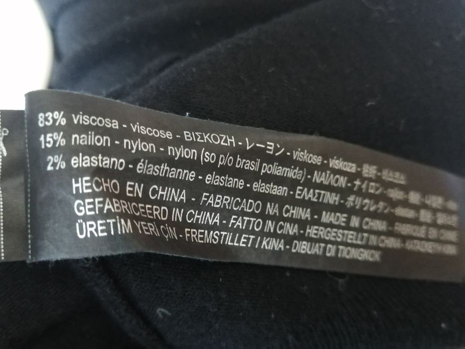 Zara, czarny sweterek, rozm M