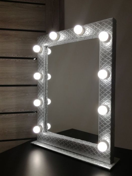 Lustro 60x40 make up wizazowe do makijażu wizażu led toaletka Glamour