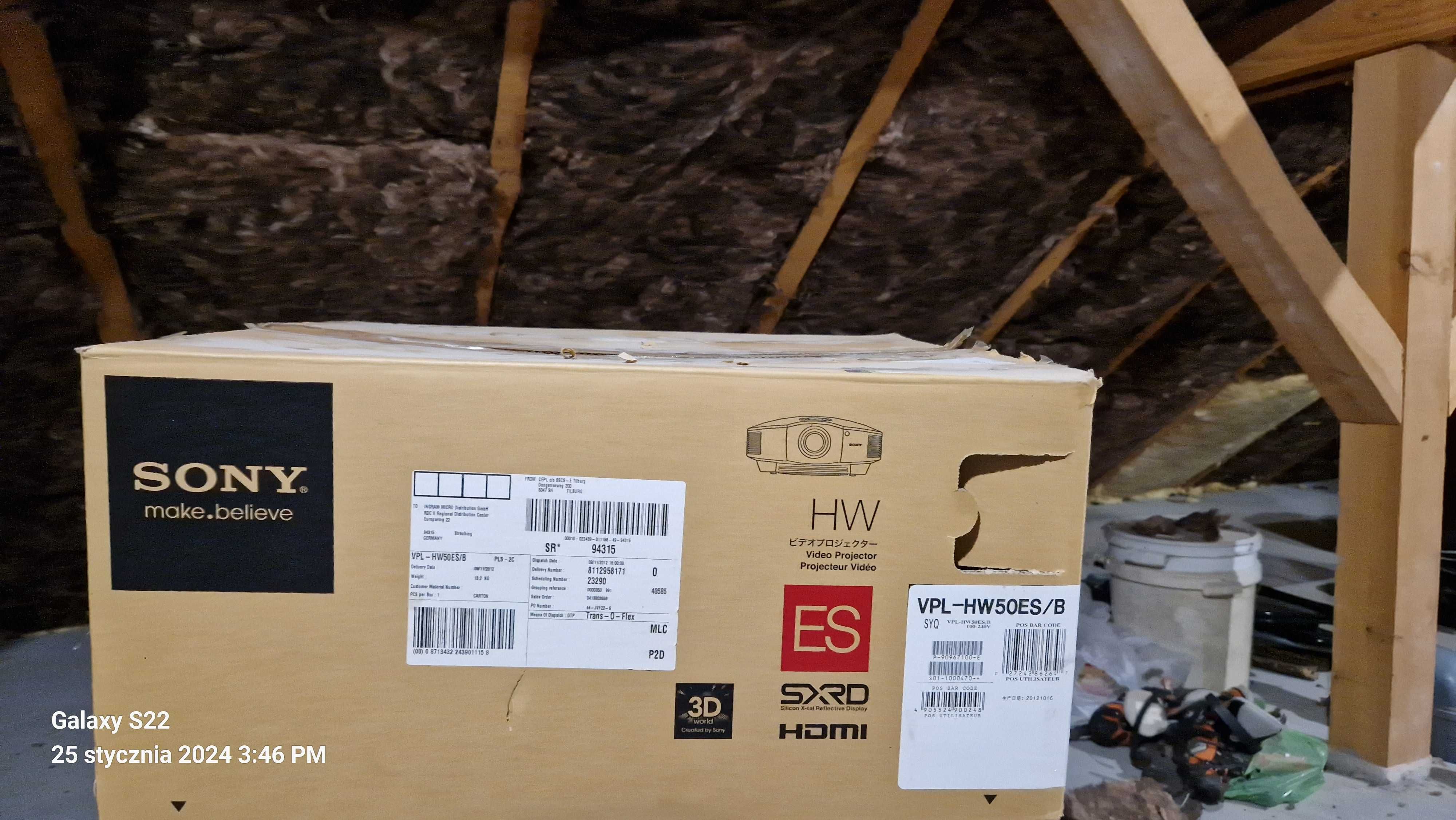 Projektor 3D Sony VPL-HW 50ES