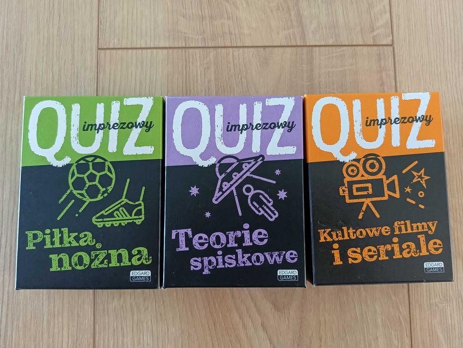 Quiz imprezowy (piłka nożna, kultowe filmy i seriale, teorie spiskowe)