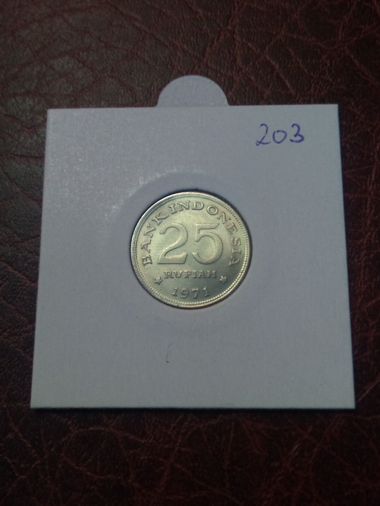 Moneta Indonezja 25 rupii 1971