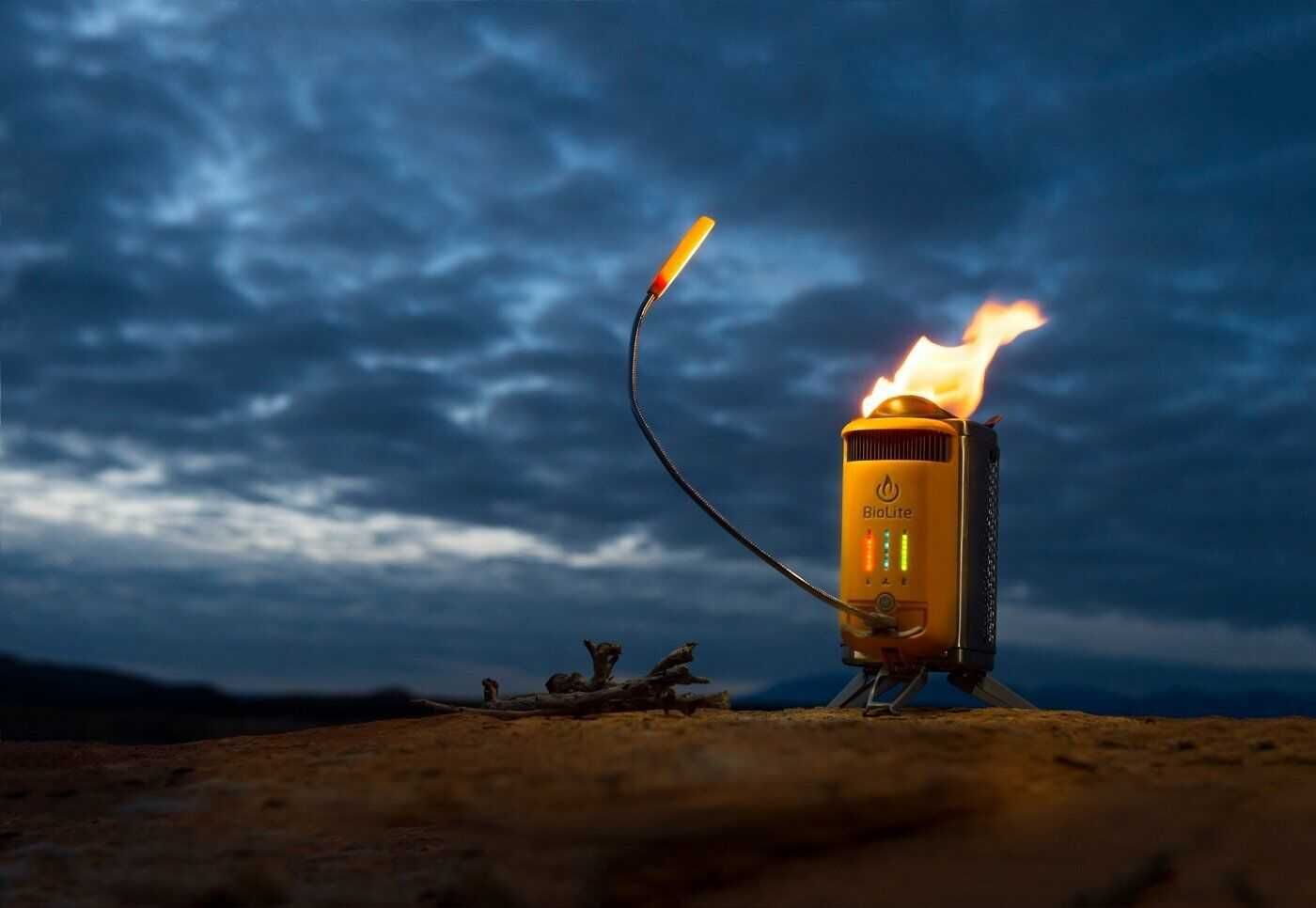 -35% Турбо печка-щепочница Biolite Campstove2+электрогенератор-зарядка