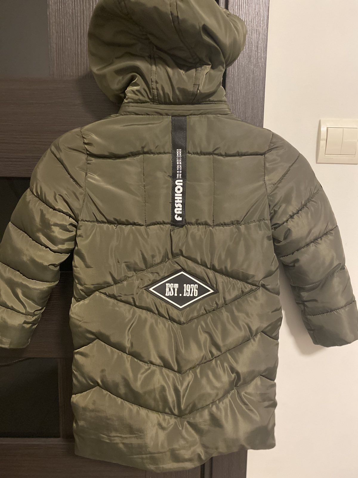 Подовжена  зимова курточка 122 для хлопчика