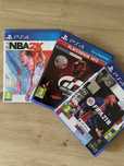 FIFA 21 NBA 2K22 Granturismo sport PlayStation4 ps4