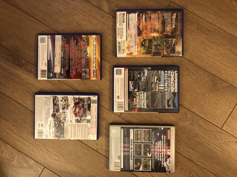 Jogos PS2 (lote de 5)