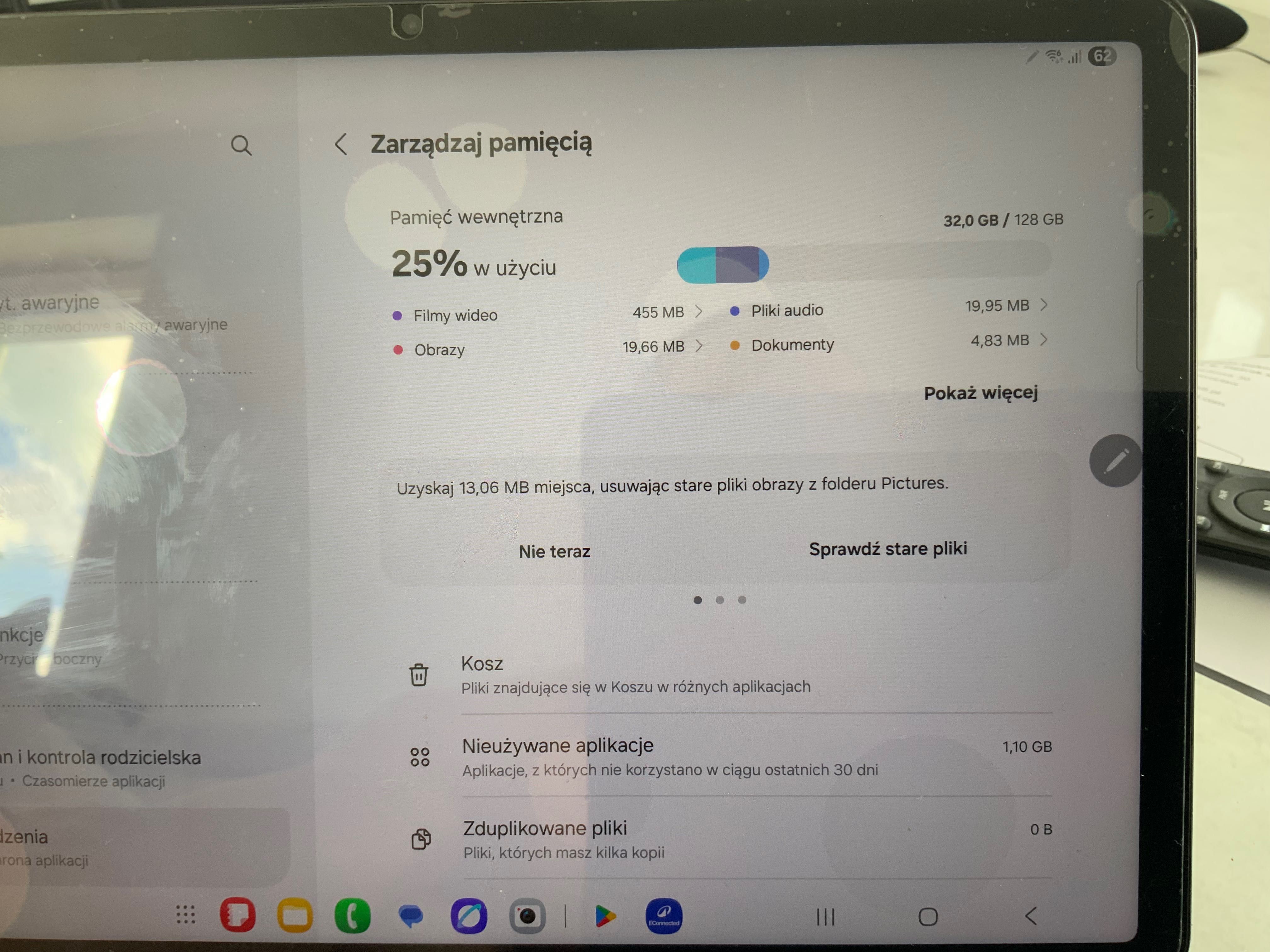 Samsung Galaxy Tab S8 5G 8/128GB-Uszkodzony Ekran