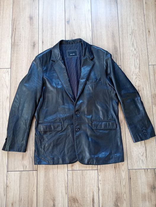 Pierre Cardin męska kurtka skórzana XL jak marynarka