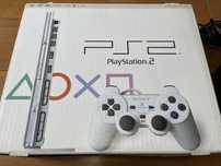 Playstation 2 Ceramic White box komplet ps2 Vertical stand memory