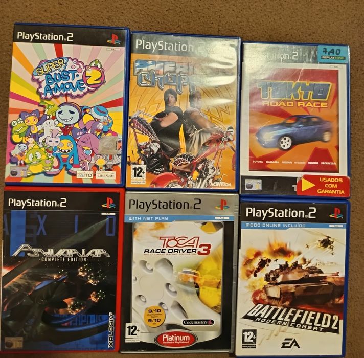 Jogos de ps2 e ps1