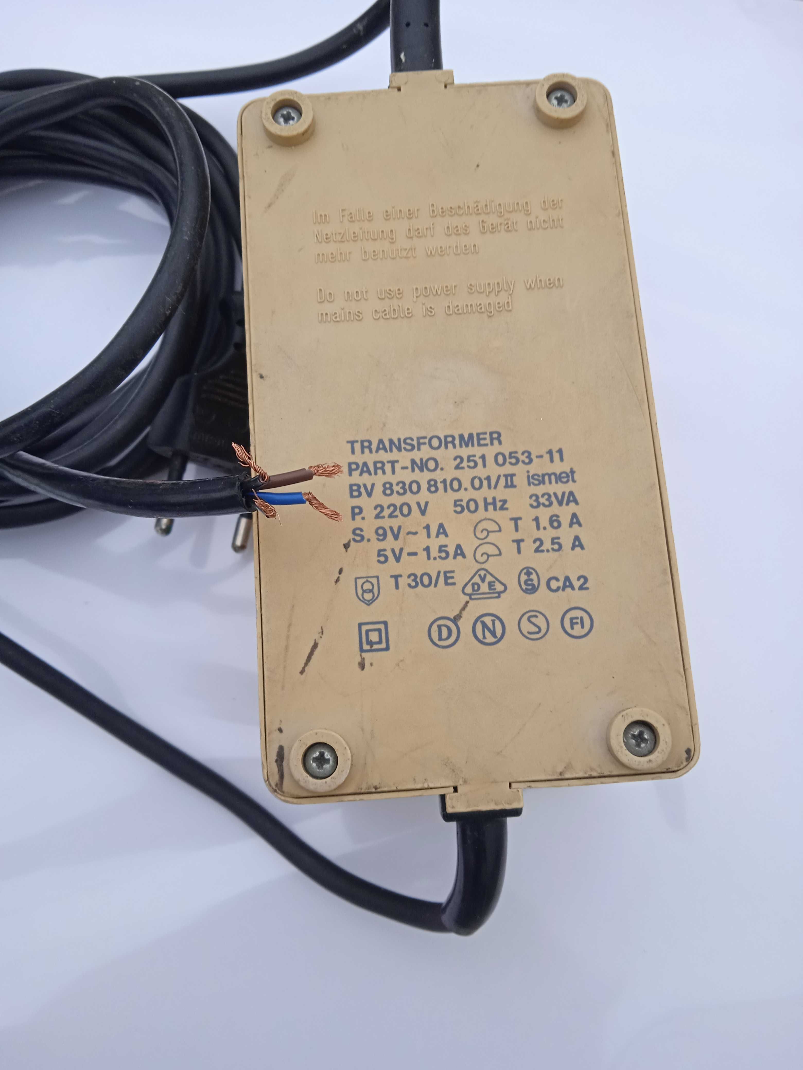 Transformator zasilacz  kolejki PIKO ME 005 33,6 VA