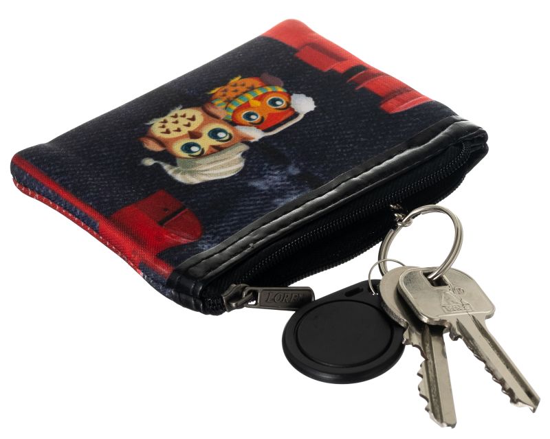 kolorowe etui na klucze z kółkiem/kluczówka  - loren