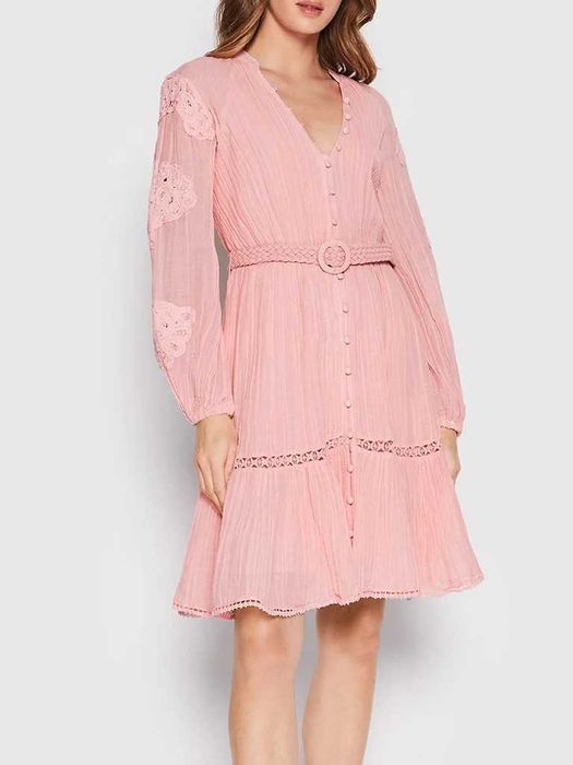 Sukienka letnia z długim rękawem - GUESS - rozm. M (KO3037)