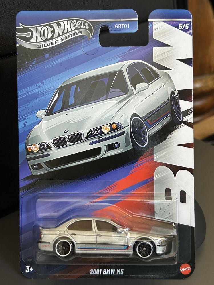 Hot Wheels 2001 BMW M5 Silver Series