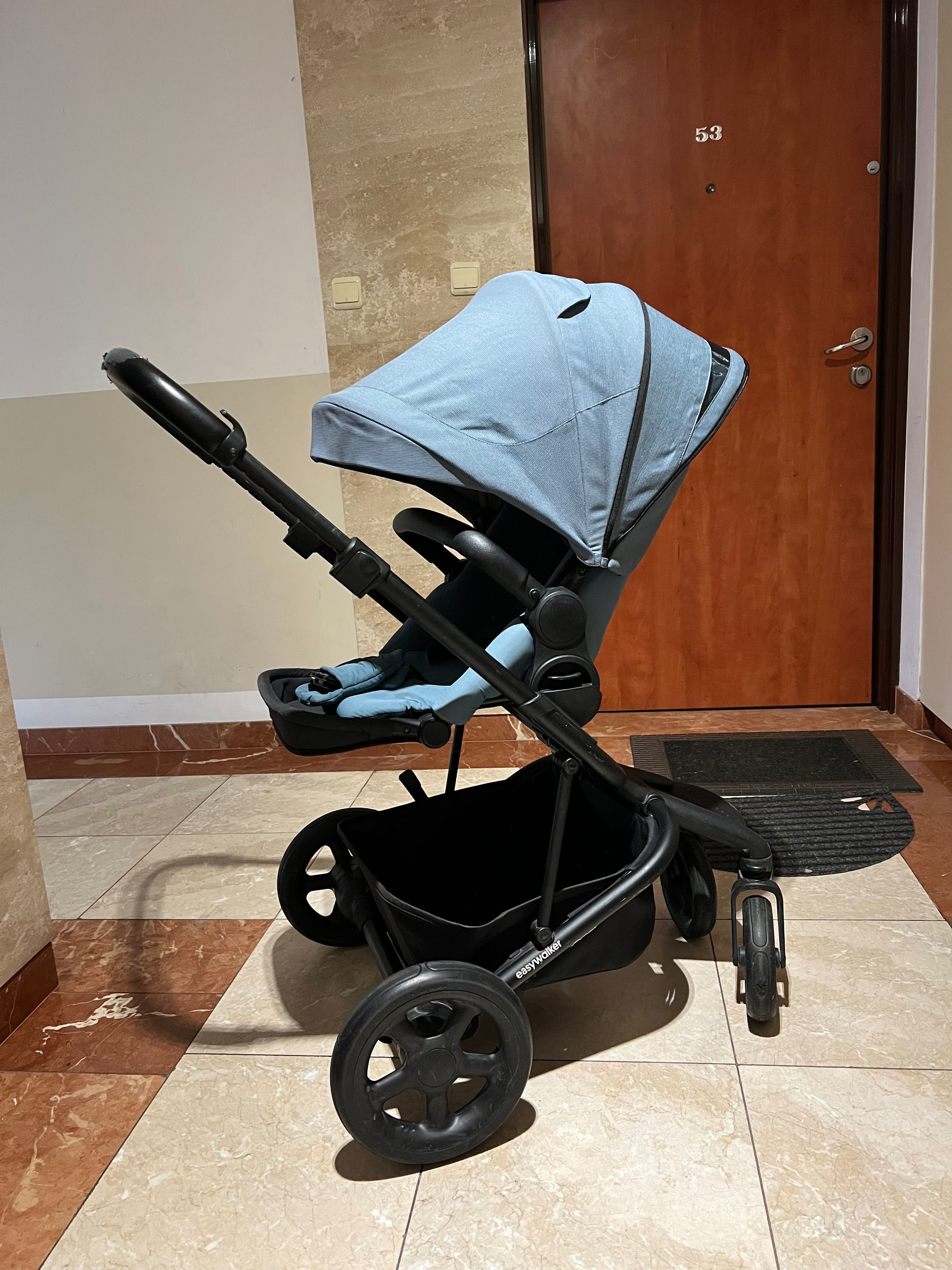 Wózek 2w1 spacerówka gondola EasyWalker Harvey 2 + dużo akcesoriów