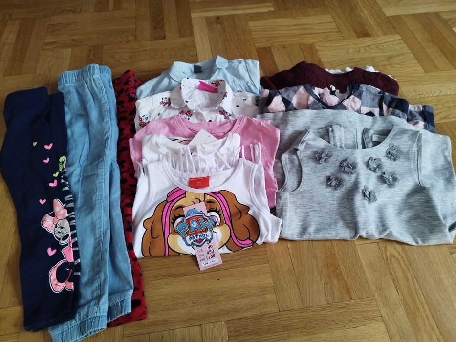 Okazja Paka ubrań dla dziewczynki 98-104