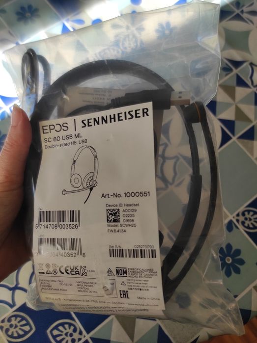 Fones Sennheiser SC 60 USB