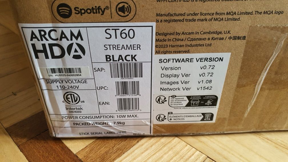 ARCAM ST60 streamer sieciowy / przedwzmacniacz