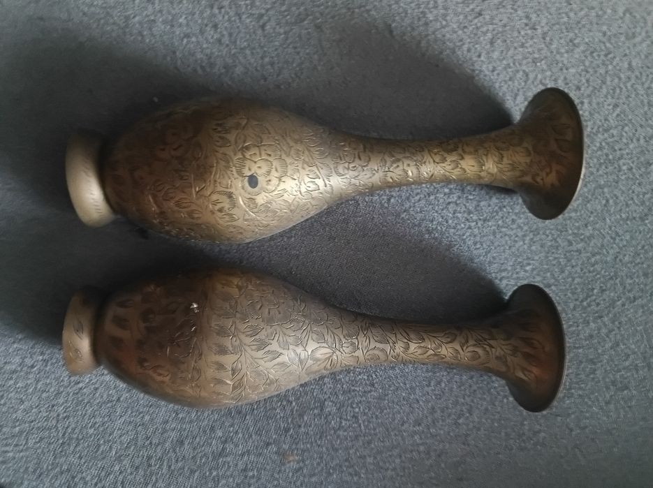 Wazony  2 sztuki mosiądz