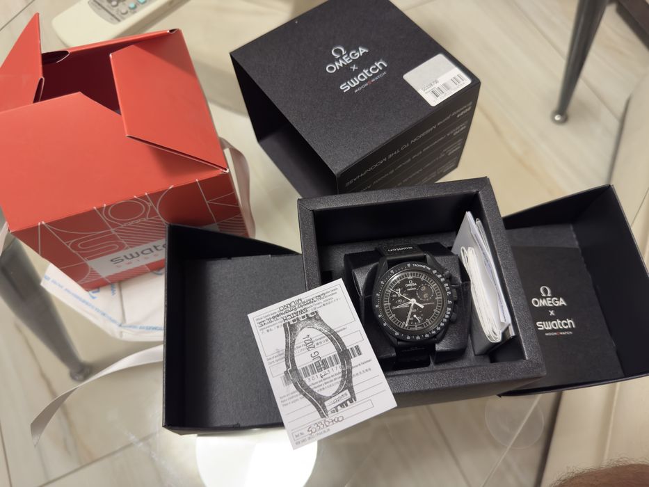 Omega swatch mission to the moon snoopy ОРИГИНАЛ