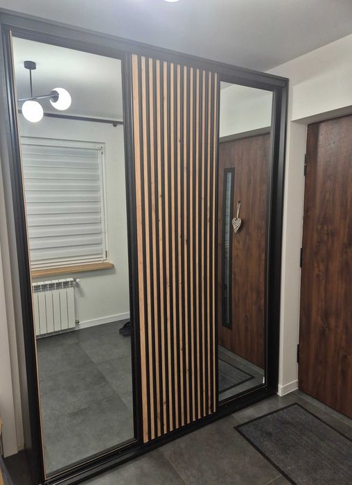 Szafa przesuwna garderoba wysoka LANKO 2 dł 180 wys 235,2 gł 45 cm