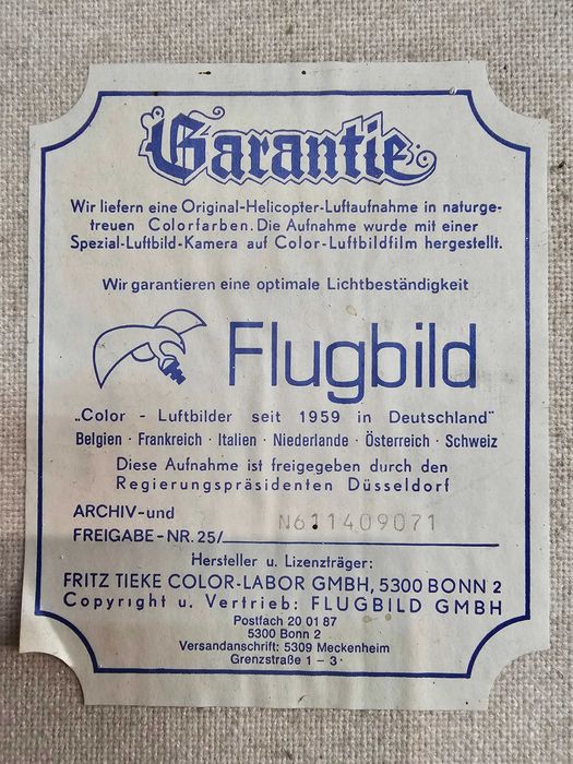 zdjęcie lotnicze z 1959 roku