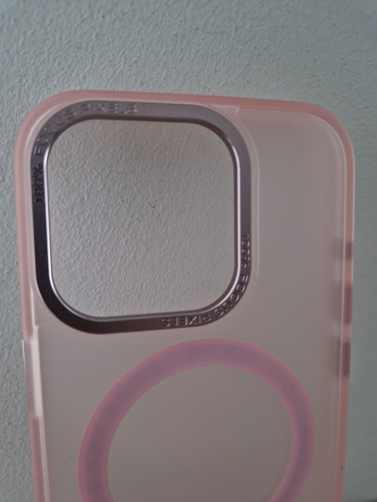 Liavec AG Magsafe Case do Iphone 15 Pro jasnoróżowy