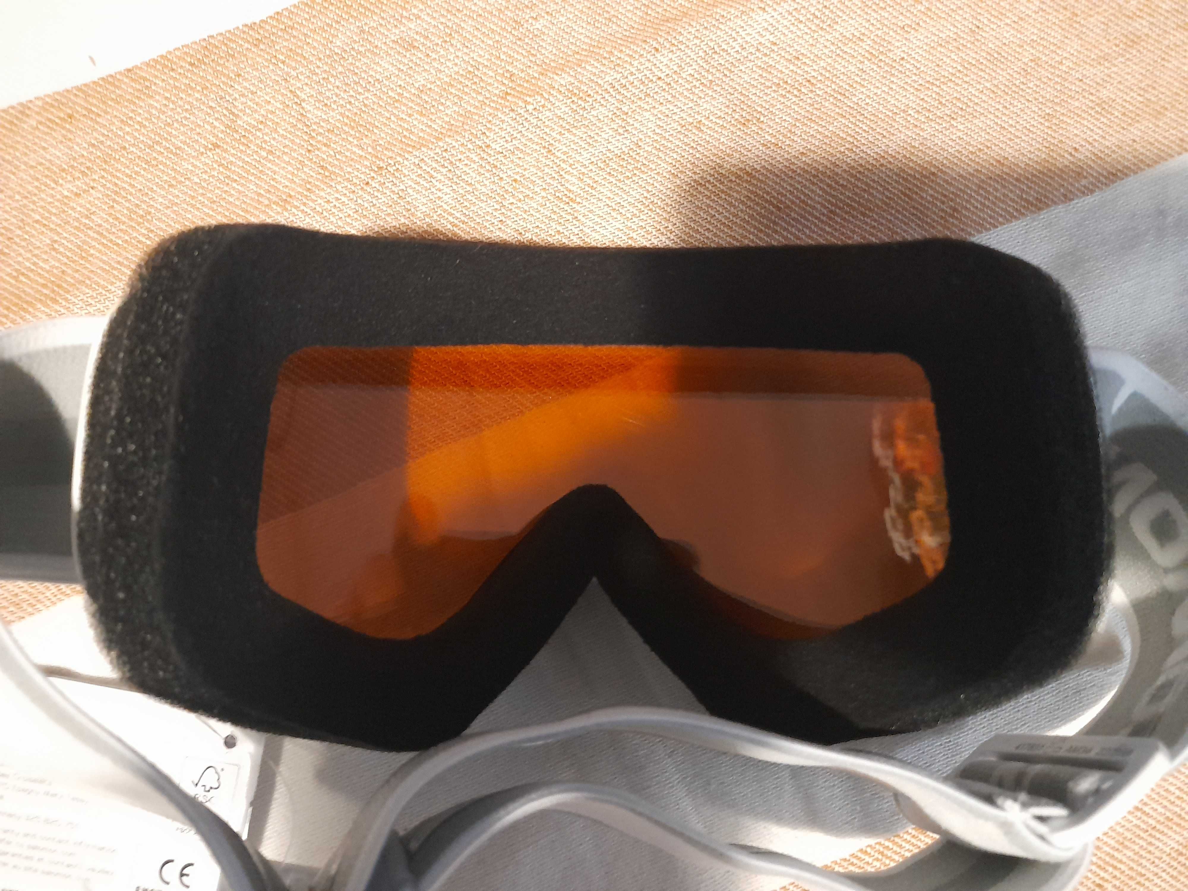 Gogle narciarskie Damskie SALOMON AKSIUM 2.0 WHITE Tonic Orange
