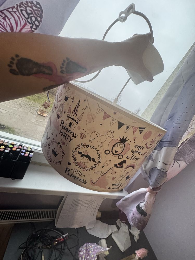 Lampa wisząca suftowa dziecieca
