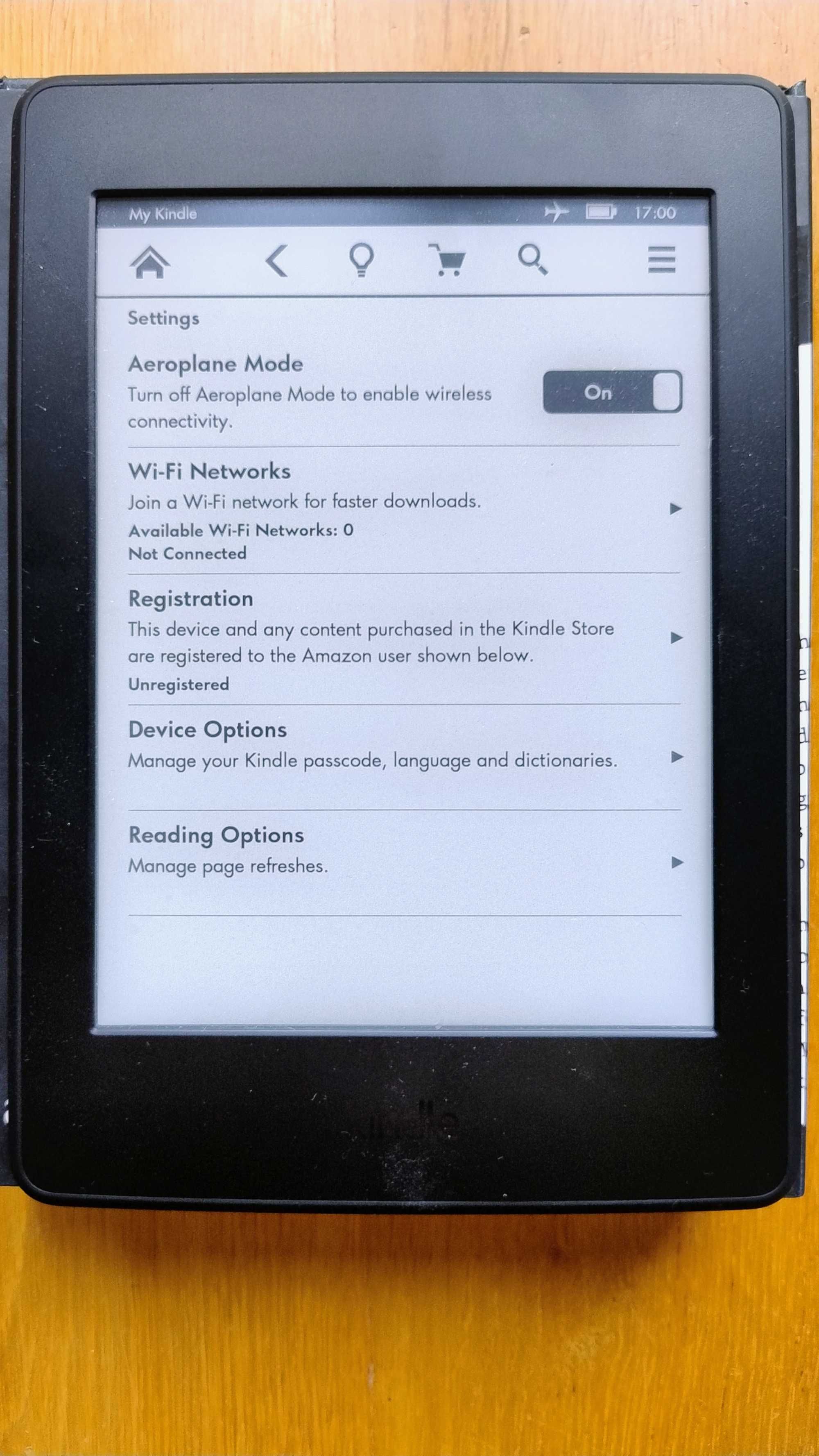 Czytnik Amazon Kindle Paperwhite 7 generacji.