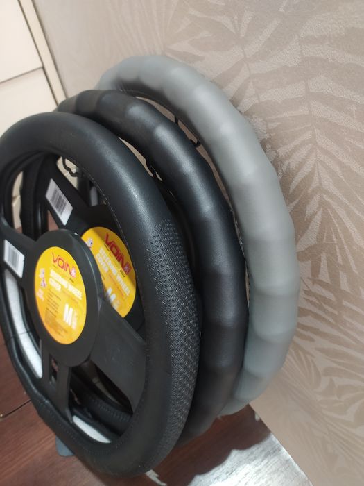 Чехол на руль / оплетка руля / чехол руля (кожзам, кожа, алькантара)