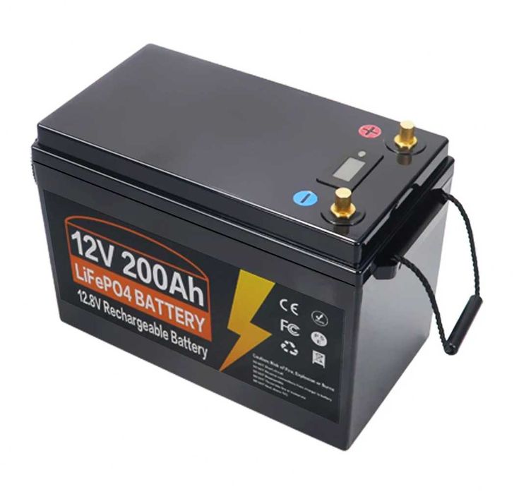 Akumulator LiFePo4 200ah 12V ładowarka BMS magazyn kamper off-grid