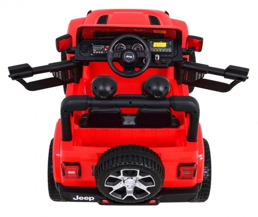 Jeep Wrangler Rubicon Na Akumulator Dla Dzieci Czerwony + Pilot Eva