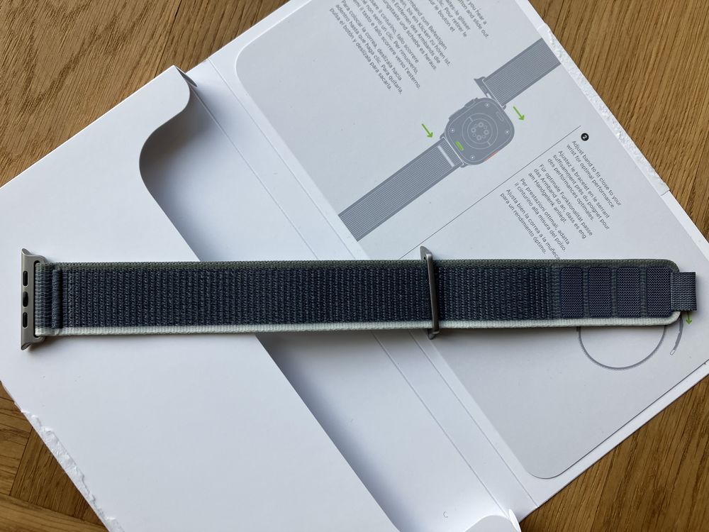 Pasek Apple Watch Ultra 2 Trail Loop Green/Gray Oryginalny Nowy