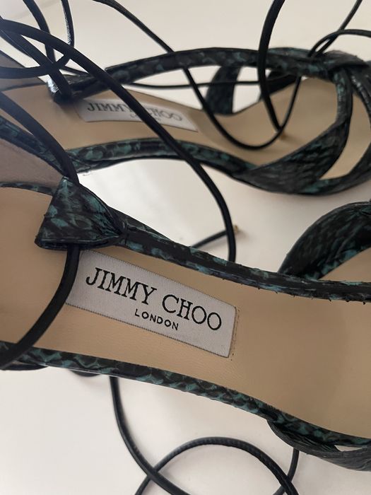 Босоніжки Jimmy Choo шкіра рептилії