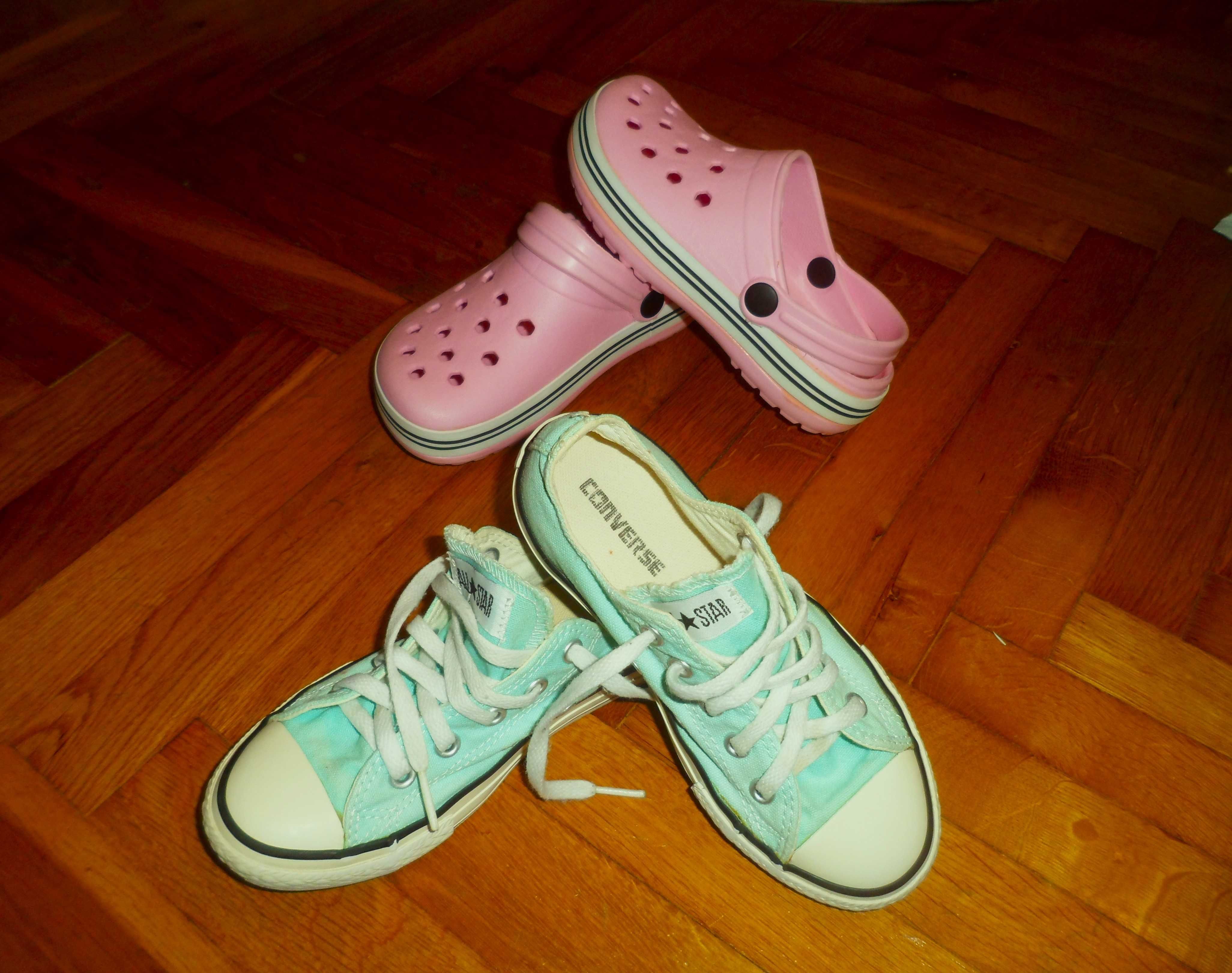 Converse Zestaw tenisówki crocsy na lato 30 31