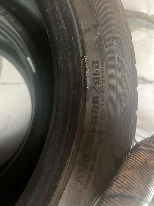 Шины 215/55/17 пара fulda