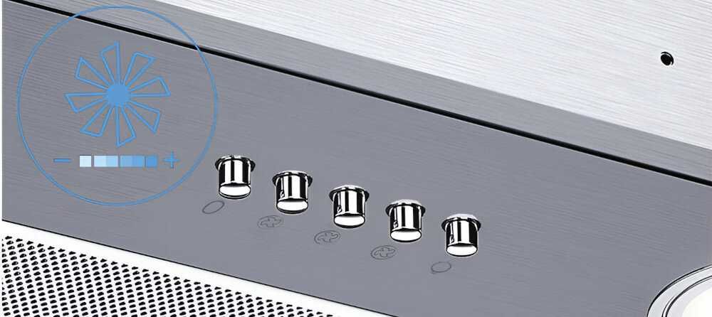 Okap kuchenny CANDY CBG52SX podszafkowy 168 m³/h  NOWY, LED, gwarancja