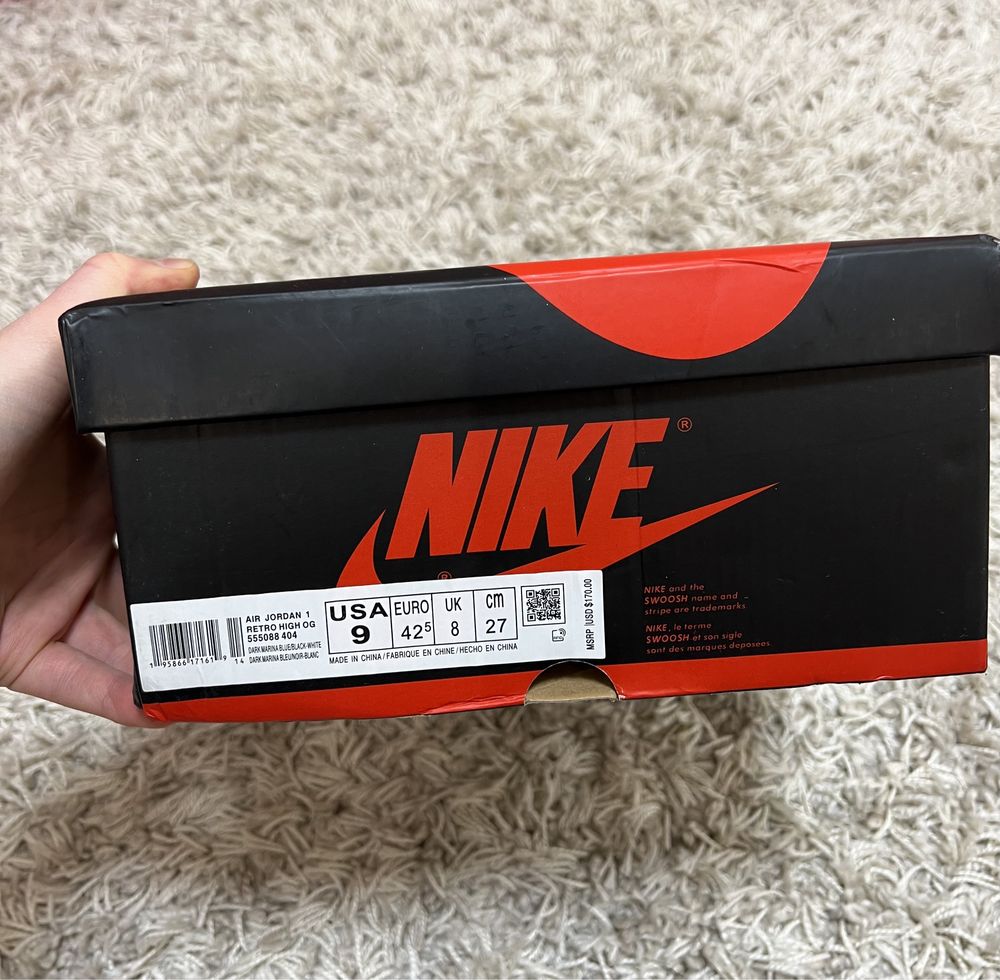 Кросівки Nike Air Jordan 1 Retro High OG 555088-404