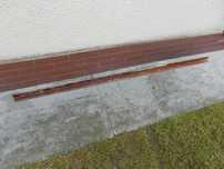 Kątownik stalowy _kawałek 2 metry z odzysku _35x35x4mm / x 2metry