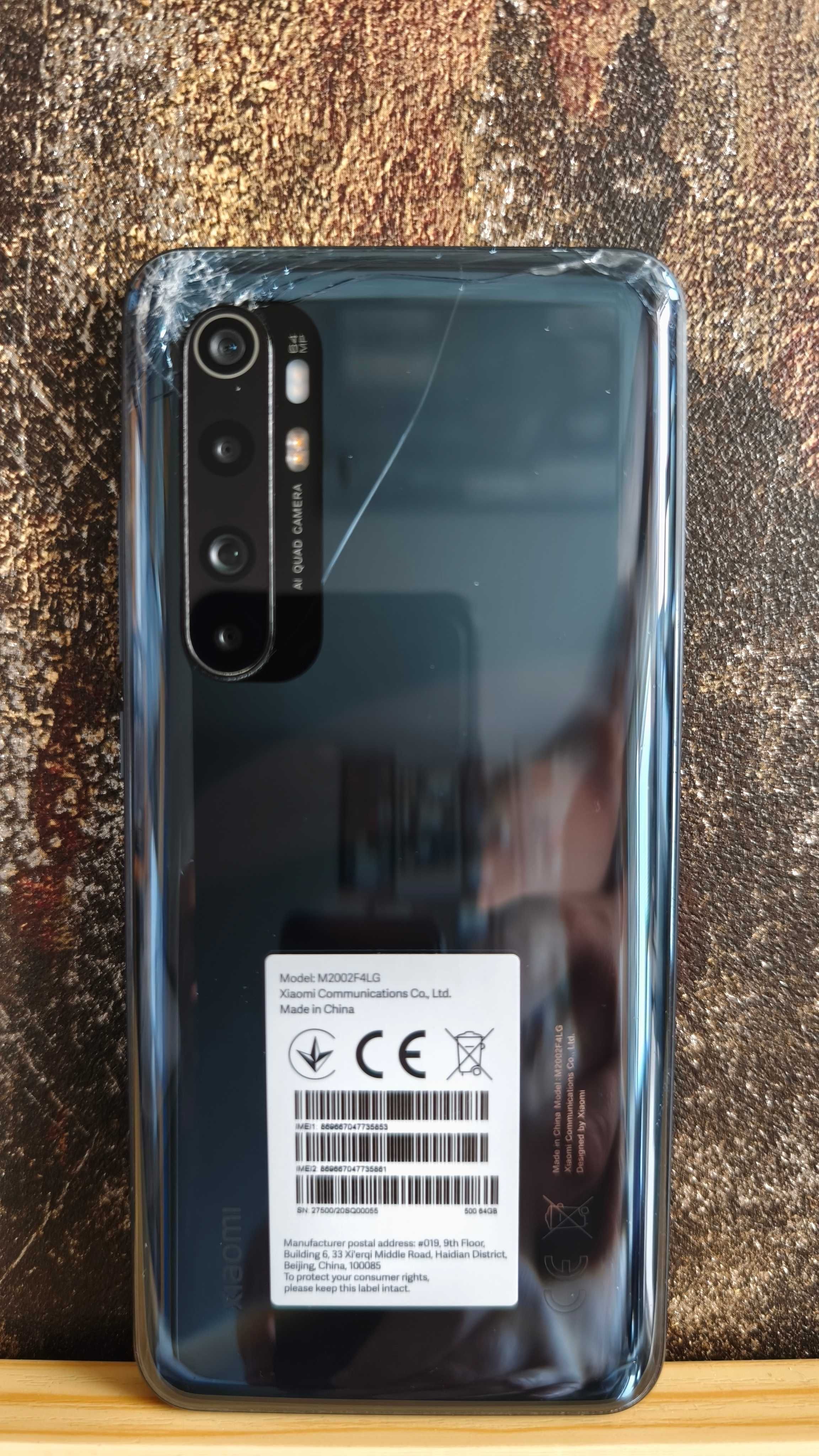 Xiaomi Mi Note 10 Lite Midnight Black 6GB RAM 64GB ROM + Etui Spigen